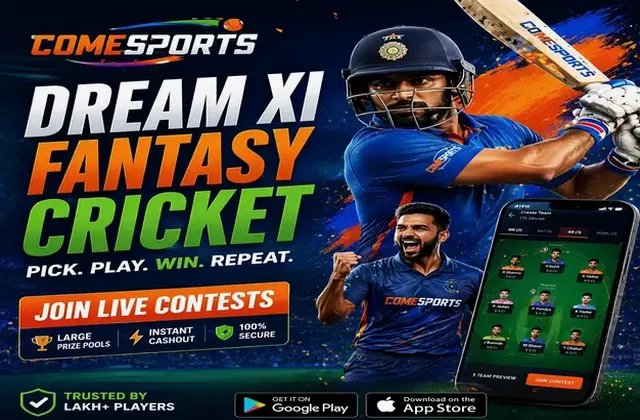 Come (Come App) fantasy cricket & matchday visual 1